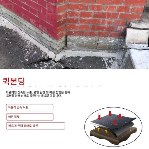Heavy Duty Waterproof Sealant Liquid Nails Leak Repairs Fast Creates Unbreakable Bond That Stands Up To Weather Keeps Water At Bay For Good Seals Cracks And Gaps On Any Surface 100 Ml Bottle applied to a brick wall corner.