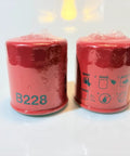 Two Pack Spin On Lube Filters For Deutz Engines And Bobcat Loaders Replaces 1163420 1185100 B228 visible on red casing