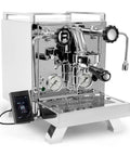 Cinquantotto Dual Boiler Espresso Machine With PID Touchscreen And Auto On Timer Stainless Steel Finish, front view