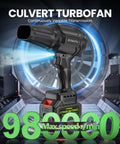 Cordless Leaf Blower Turbo Power 980,000 RPM With Two 4.0Ah Batteries And Charger, lightweight handheld tool shown
