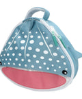 Must Have Big Capacity Regulator Bag For Outdoor Diving With Marine Animal Theme Blue Whale Shark Design Foam Padding Inside External Pocket And Inner Mesh Pockets Durable Polyester Tote For Scuba Gear featuring a cute animal face design.