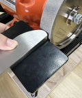 Heavy Duty Woodturning And Carving Tool Sharpening Jig For 6 Inch To 8 Inch Bench Grinders in use sharpening tool with precision.