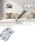 Heavy Duty 6 Piece Sectional Sofa Connectors Pro Grade Metal Couch Fasteners with anti-slide interlocking brackets on a sofa.