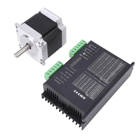 Heavy Duty Closed Loop Stepper Motor Kit Featuring Rugged Alloy Steel Construction And Silent Runner For Zero Skip Control On CNC Engraving And 3D Printing Shop Projects.