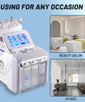 7 In 1 Hydrogen Oxygen Facial Machine For Skin Care Go To At Home Spa Device with beauty salon and studio settings