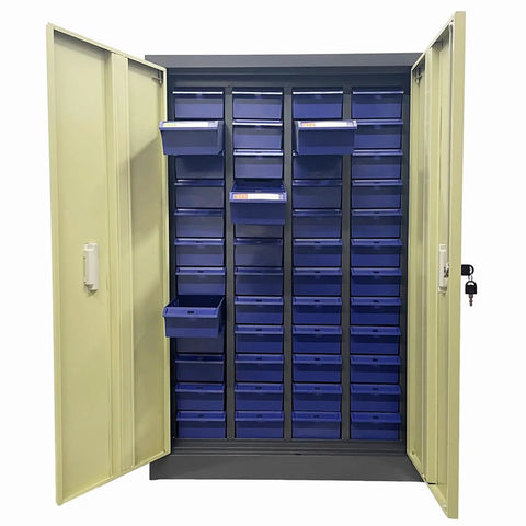 Beefy Built Tough Heavy Duty Steel Garage Storage Cabinet With 48 Drawers For Hardware Organizer Nails Screws Bolts Nuts