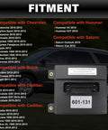 Fuel Pump Driver Module 601-131 Replaces 20877116 For 2010-2012 GM Trucks And SUVs displayed with fitment list
