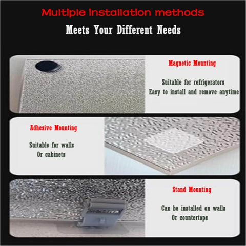 Installation methods for Self-Adhesive Magnetic Insulation Mat For Fridge And Kitchen Appliances, Heat Shield And Thermal Protection Board