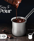 Stainless Steel 16oz Coffee Warmer With Ergonomic Hanging Handle For Home And Cafe Use Melts Milk And Butter Heats Turkish And Greek Coffee Perfect Milk Pot For Heating Small Batches