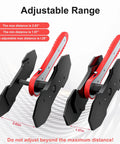 Brake Caliper Compression Tool Kit, two red-handled piston press tools with black mounting plates (front view)