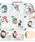 Installation guide for Modern Globe Wall Sconce 1 Light In Brushed Nickel, Diffused Opal Glass Shade.