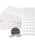 No Stress Moving Heavy Duty White Round Self Adhesive Furniture Felt Pads Pack Of 600 Super Thick 3.5 Mm on adhesive sheets.