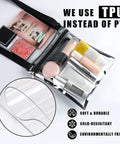 Clear Bag For Stadium Events See Through Purse For Women Transparent Tote With Inner Pocket Holds Phone Keys Wallet And Cosmetics Dope