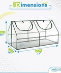 Compact Garden Cloche Mini Greenhouse For Seed Starters And Plant Protection Indoor And Outdoor Growing Dome For Herbs