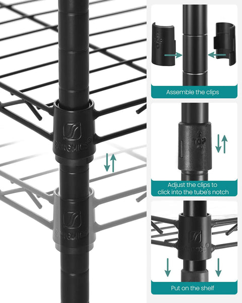 Tiny Bathroom Game Changer Five Tier Storage Rack Super Compact Organizer Hella Sturdy Powder Coated Steel Build Slim Floor Stand For Quick Easy Decluttering And Smart Small Space Living Solutions Right Away