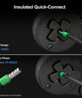 Self-Adjusting Crimping Tool For Square Four-Sided Crimps With Auto Jaw Alignment, Pro-Grade For 10-5 AWG Ferrules detail view
