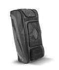 Commander Catchers Gear Bag With Wheels For Travel And Outdoor Play Black Rugged Durable Equipment Carrier For Baseball