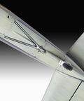 Hawker Sea Hurricane Mk IIC 1:32 Scale Unbuilt Unpainted Plastic Model Kit For WWII Naval Fighter Enthusiasts, underside view of tail.