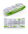 Package of Huge Wet Floor Wipes For Squeegee Stick Extra Thick Multi Surface Cleaning Wipes With Fresh Aroma 10 count