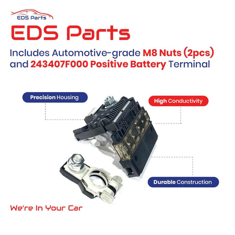 Fusible Fuse Link And Positive Battery Terminal Kit For Nissan Altima 07 13 Maxima 09 14 Murano 09 14 Teana 08 12 250 Amp Main Alternator Fuse Plug And Play Replacement Direct Fit Heavy Duty Electrical Harness Upgrade
