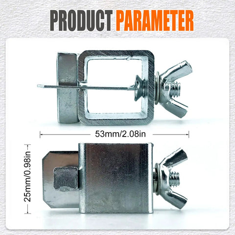 Grab These Super Handy 8 Pcs Sheet Metal Butt Welding Clamps Perfect For Truck And Car Door Skin Panels Rustproof Positioners to show size details.