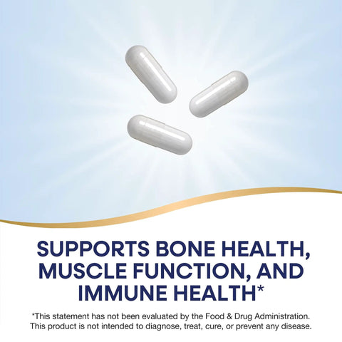 Calcium Magnesium Zinc Mineral Complex Supplement For Bone Health Muscle Function And Immune Support Gluten Free capsules display