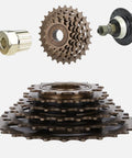 6 Speed Mountain Freewheel Sprocket with Metal Construction for Smooth Chain Rotation, Antirust and Antiwear Gear