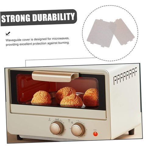 High Temperature Mica Flakes Microwave Waveguide Cover Heat Insulation Sheets for RV Ovens 10 pack with oven image