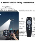 Remote control for JUDYSSY Courtyard Light Solar Lights Outdoor Garden Led Solar Street Flood Lights, showing timing options.