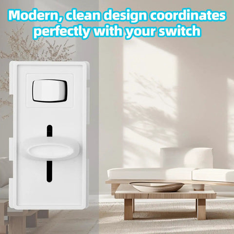White switch with Six Pack Replacement Dimmer Knob Set Universal Dimmer Knobs For Ceiling Lights And Wall Switches Easy Install