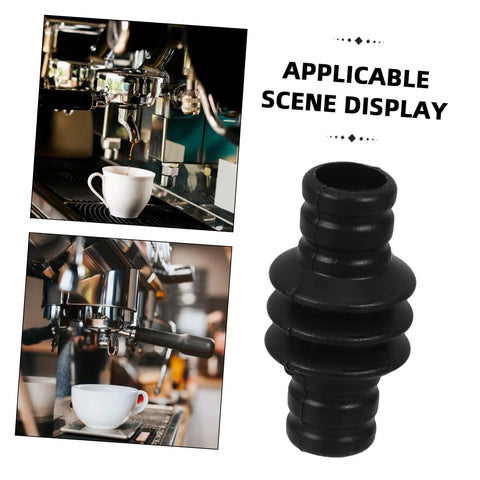 Burnproof Steam Wand Insulation For Espresso Makers Pro Grade Easy Install Heatproof Pipe Cover displayed in coffee bar setup