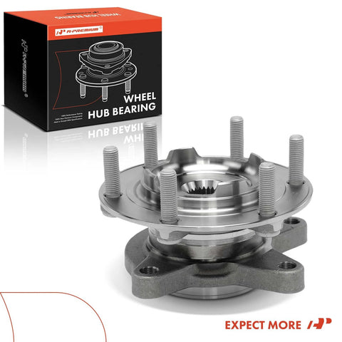 Front Wheel Bearing Hub Assembly For Ford Ranger 2019 To 2023 6 Lug 4WD Or RWD Heavy Duty High Load Capacity Hub Unit
