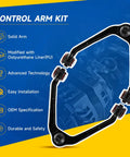 Beefed Up Front Upper Control Arm Kit With Ball Joint Tie Rod End Sway Bar Link And PU Bushings For 2006 2010 Jeep Commander 5.7L