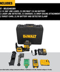 Line Laser Kit For 12V And 20V Max XR Green Three 360 Degree Beams High Precision With Visible Range in case with accessories