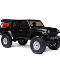 SCX24 Jeep Gladiator One Twenty Fourth Scale 4x4 Rock Crawler Ready To Run Brushed RC Car with oil-filled shocks and metal chassis