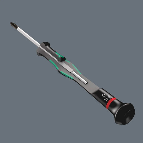 Kraftform Micro 2035 Slotted Electronics Precision Screwdriver With 1.2mm Head And 40mm Blade Length, Ergonomic Micro Handle