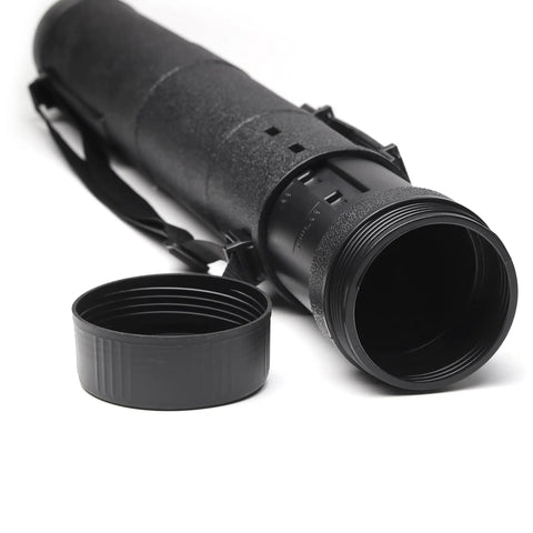 Two Pack Expandable Poster Tubes Zero Stress Document And Blueprint Carriers With Cushioned Shoulder Strap And Secure Seal Lids Rugged Carry Cylinders Keep Art Prints Clean And Always Crisp