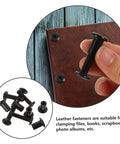 Badass Stainless Steel Chicago Binding Screws M6 X 25 Millimeter With Secure Cap Nuts in hand for DIY projects.