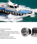 Boat Trailer Bearing Protectors With Covers Stainless Steel Grease Cap 2.717 Inch Diameter Auto Check Window Grease Level Monitor