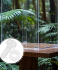Clear Acrylic Fastener Kit 100 Piece Set Transparent Screws And Nuts For Precise Pro Grade Assembly, Dope Hardware For Furniture, Home Improvement, And Mechanical Projects, Durable Bundle on clear acrylic panel