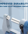 Image of Pro Grade Digital Outside Micrometer 1 To 2 Inches 25 To 50 Mm With Carbide Tip showcasing improved durability.