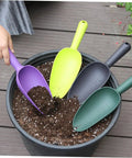 Lightweight Plastic Garden Shovels Set With Ergonomic Handles, Mini Spatulas For Planting And Transferring Soil, Indoor Gardening Tools, Easy Plant Care And Maintenance in a pot
