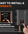 12V 40A DC-DC Battery Charger With MPPT Solar Controller Dual Input Smart Charger interface and LED indicator