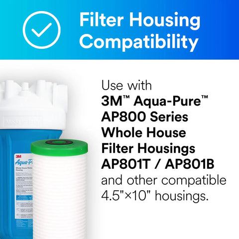 AP811 Whole House Water Filter Replacement Cartridge For AP800 Series with compatible filter housing