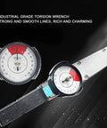 Dial Torque Wrench With Real-Time Pointer Gauge, 0.2-1 N m Range, Handy Hand Tool For Force Testing, Instrument Calibration And Bench Inspections shown with dial gauge