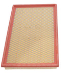Racing Air Filter For Automotive Intake Upgrade With Pleated Paper Media And High Strength Construction Delivers Maximum Airflow Cleaner Engine Easy Fit Performance Boost For Street And Track Use shown with pleated paper surface close-up.