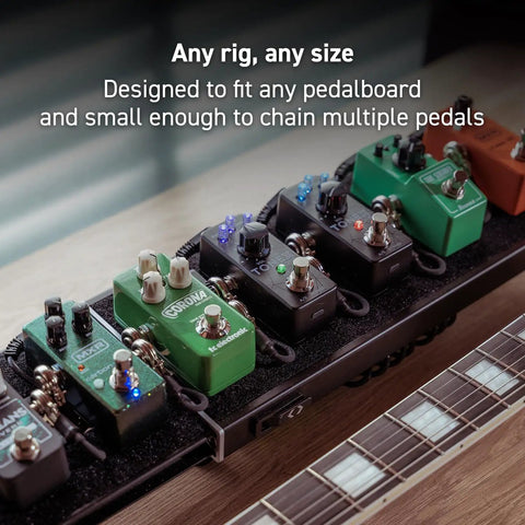 Tonex One AI MultiFX Micro Pedal Lets You Tone Model Any Electric Guitar Amp, Pedal Or Effect With AI Models on pedalboard