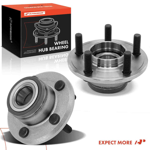 Two Front Wheel Bearing And Hub Assembly Set Direct Fit For Dodge Challenger Charger Magnum And Chrysler 300 2005 Through 2014 RWD Vehicles