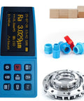 Portable Surface Roughness Tester Handheld Profilometer With Ra Rz Rq Rt Multi Parameter Profiling Data Storage And Output Pro Grade Metrology Gauge for precision inspection.