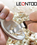 Heavy Duty Wood Carving Hook Knife With Knockout Stainless Steel Edge And No Nonsense Grip for spoon carving with walnut handle.